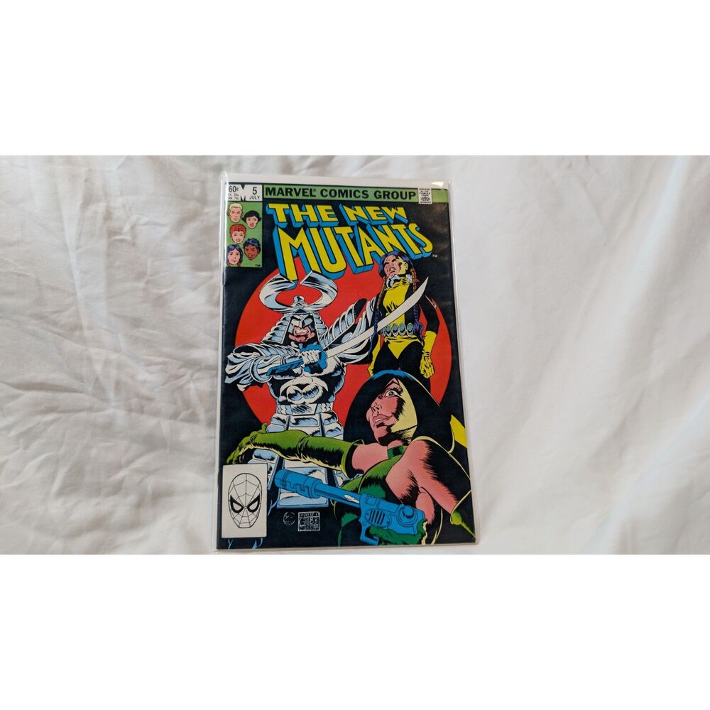 The New Mutants #5 (1983, Marvel) Bronze Age Comic Viper & Silver Samurai